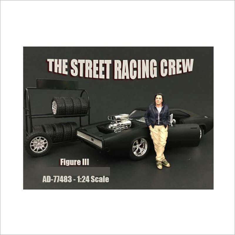 The Street Racing Crew Figure III For 1:24 Scale Models by American Diorama - Accessories