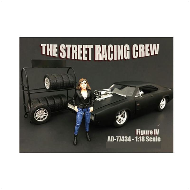The Street Racing Crew Figure IV For 1:18 Scale Models by American Diorama - Accessories