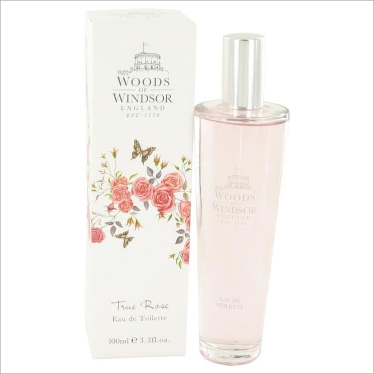 True Rose by Woods of Windsor Eau De Toilette Spray 3.3 oz - WOMENS PERFUME