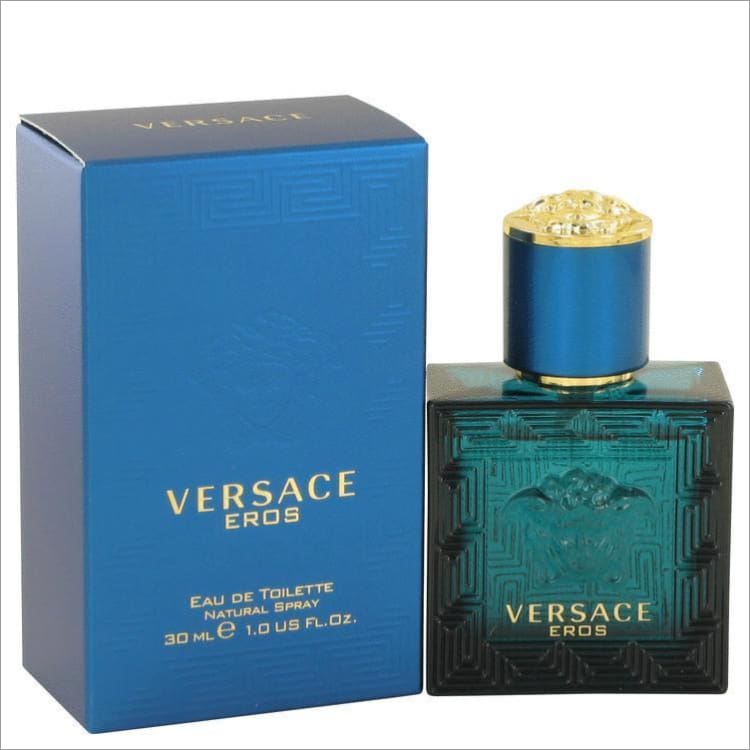 Versace Eros by Versace Eau De Toilette Spray 1 oz for Men - COLOGNE