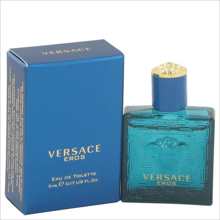 Versace Eros by Versace Mini EDT .16 oz for Men - COLOGNE
