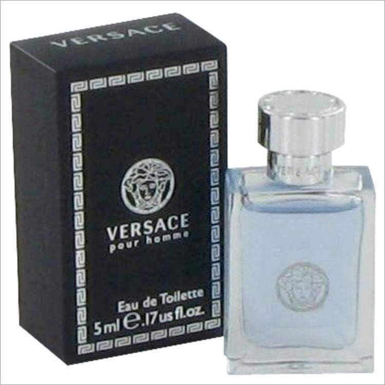 Versace Pour Homme by Versace Mini EDT .17 oz for Men - COLOGNE