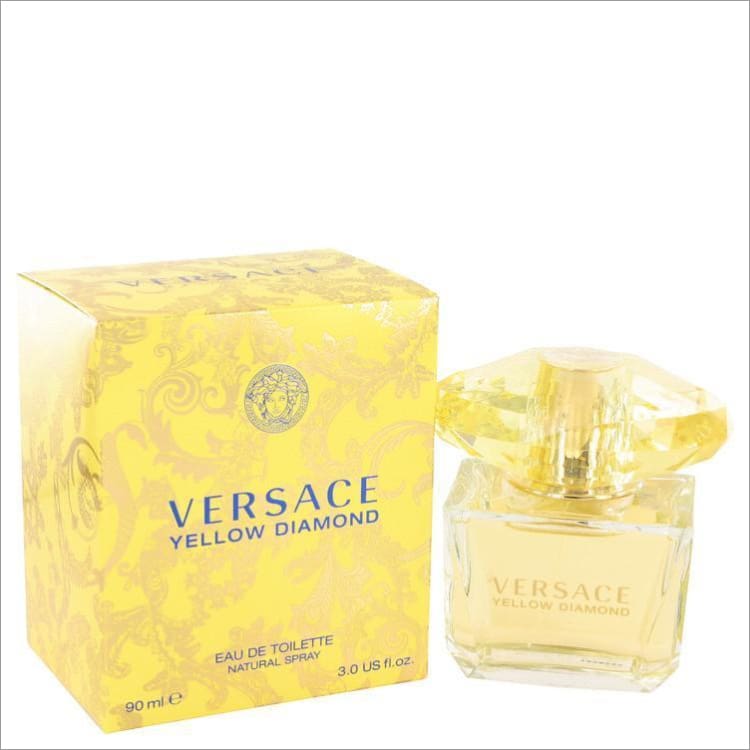 Versace Yellow Diamond by Versace Eau De Toilette Spray 3 oz for Women - PERFUME