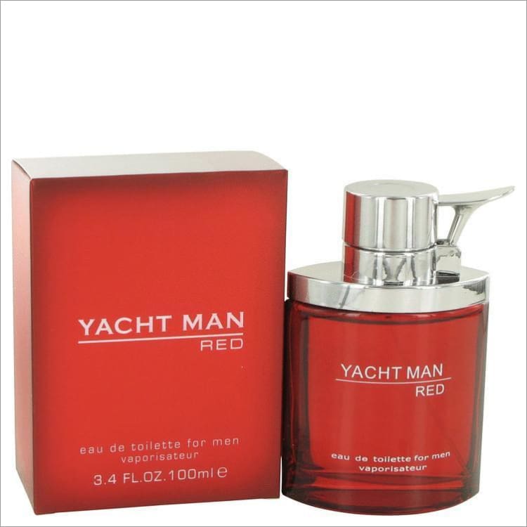 Yacht Man Red by Myrurgia Eau De Toilette Spray 3.4 oz for Men - COLOGNE